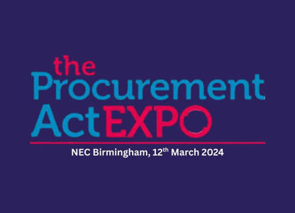 Graphic displaying the text ‘The Procurement Act Expo’ 