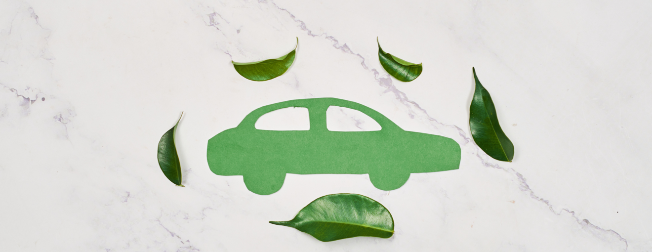 green car graphic