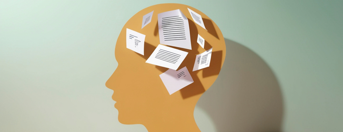 Mind graphic representing stress