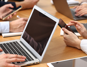 people using laptops