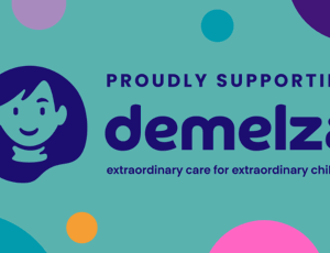 Demelza logo graphic banner