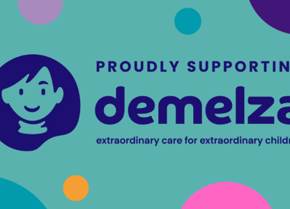 Demelza logo graphic banner