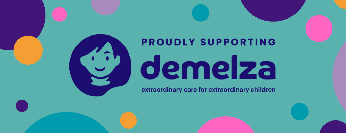 Demelza logo graphic banner